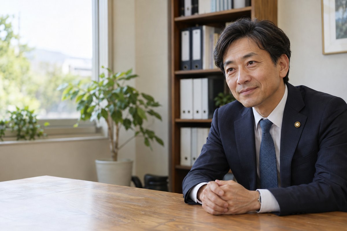 相談者の話に耳を傾ける弁護士