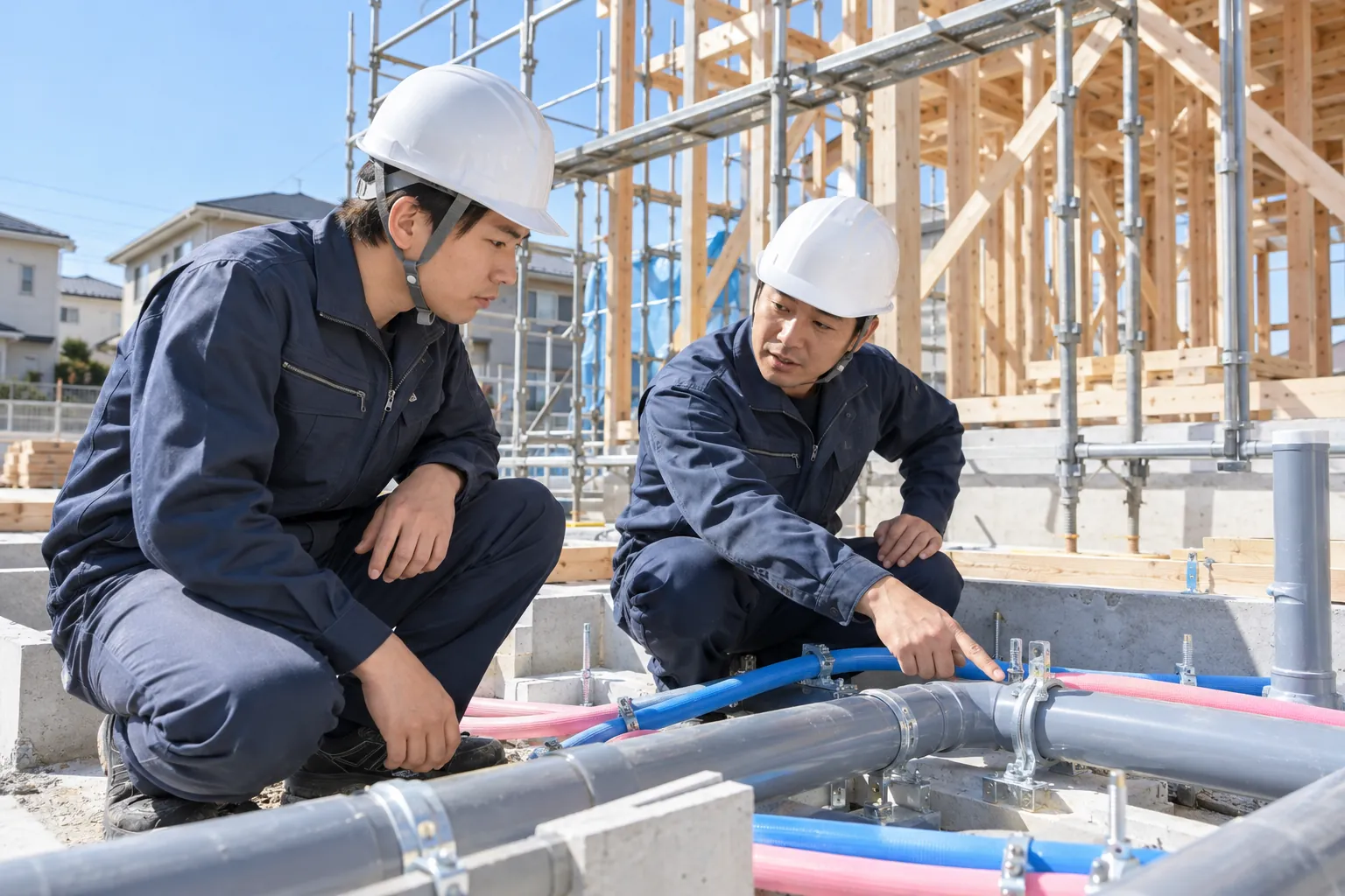 建設・設備の採用サイトのサンプル