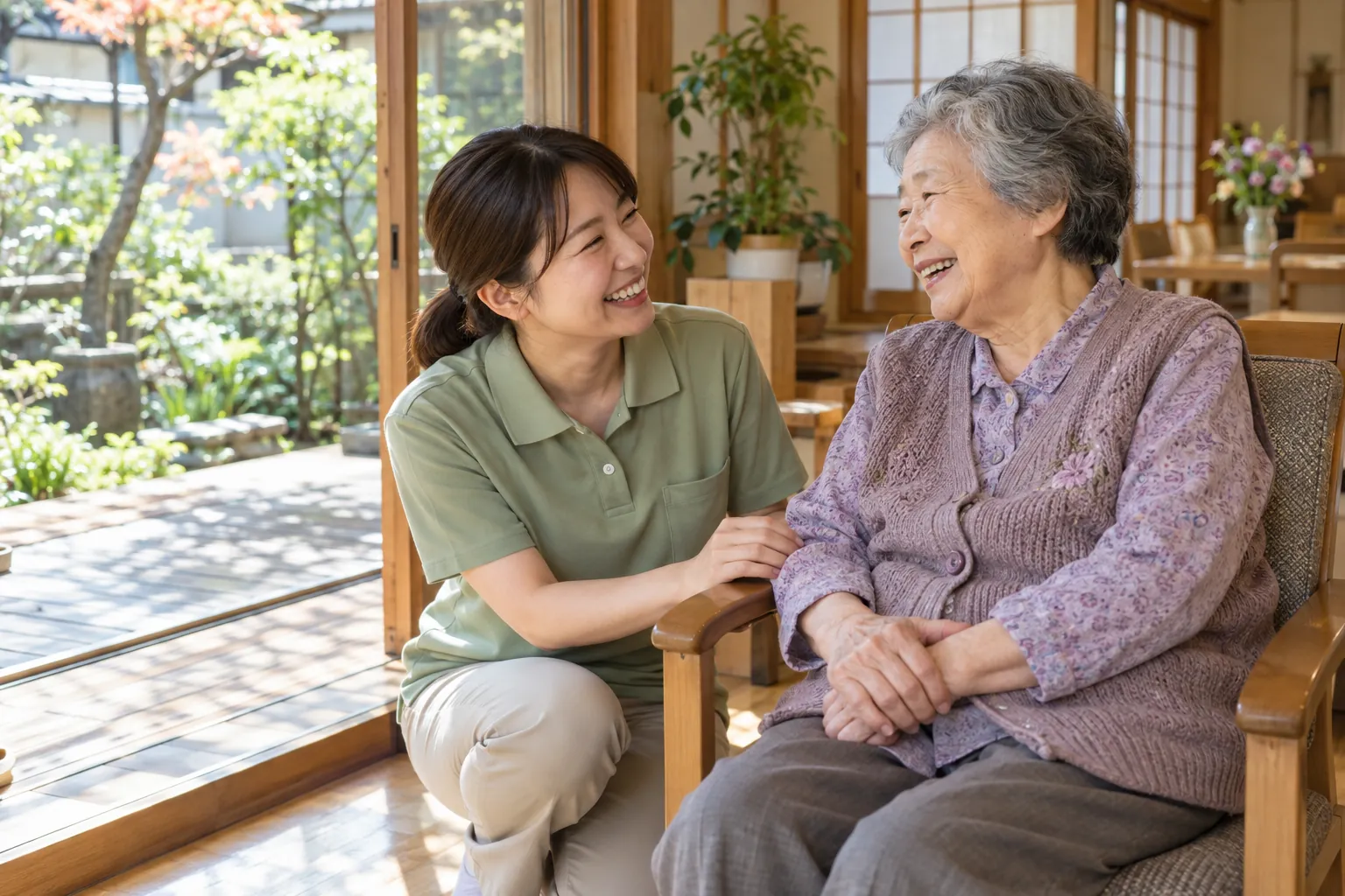 介護・福祉の採用サイトのサンプル
