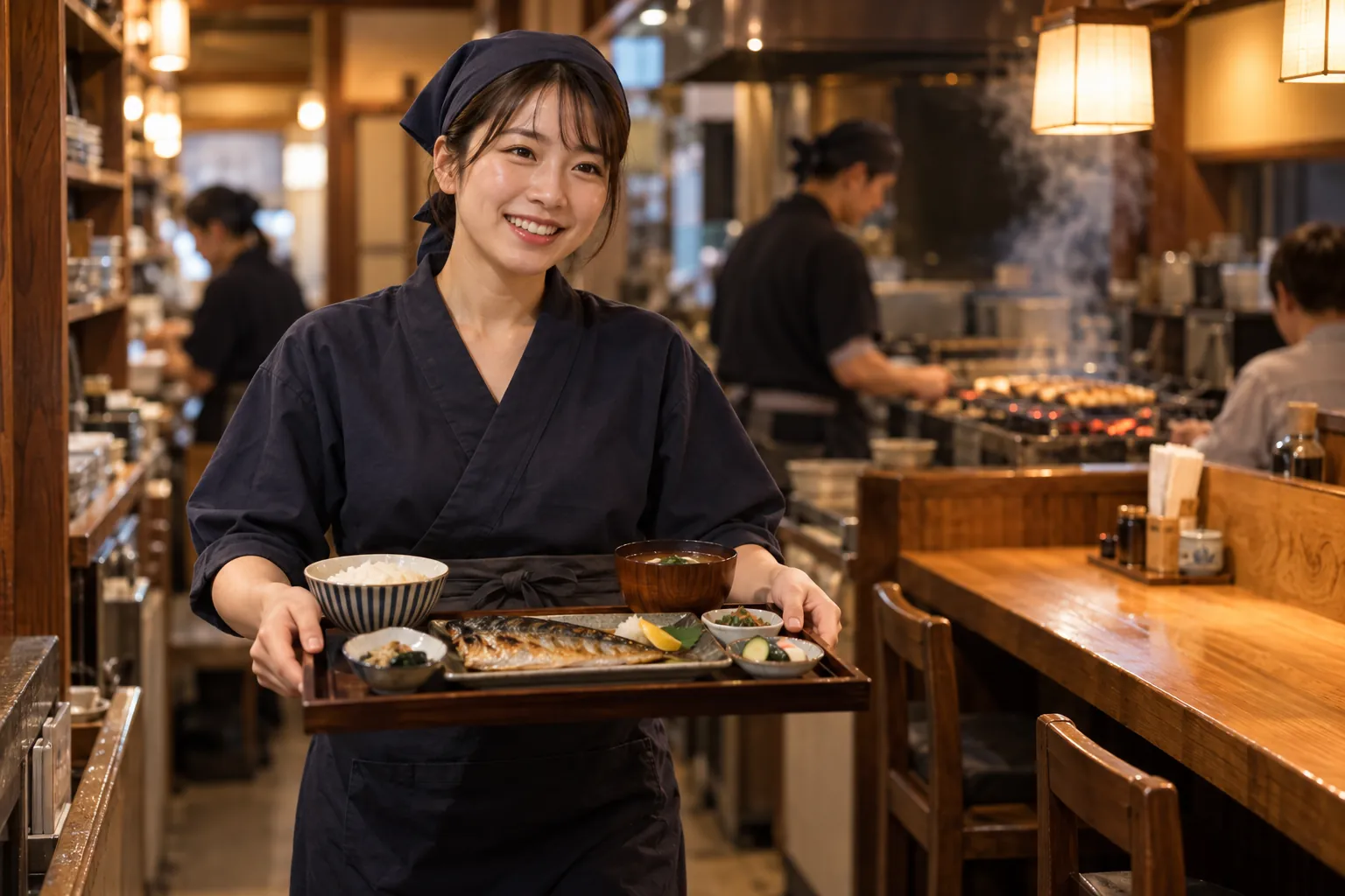 飲食店の採用サイトのサンプル